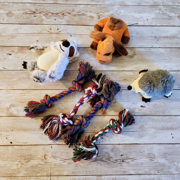 Small Dog Chew Toy Bundle Set of 7 BRAND NEW - Picture 1 of 11